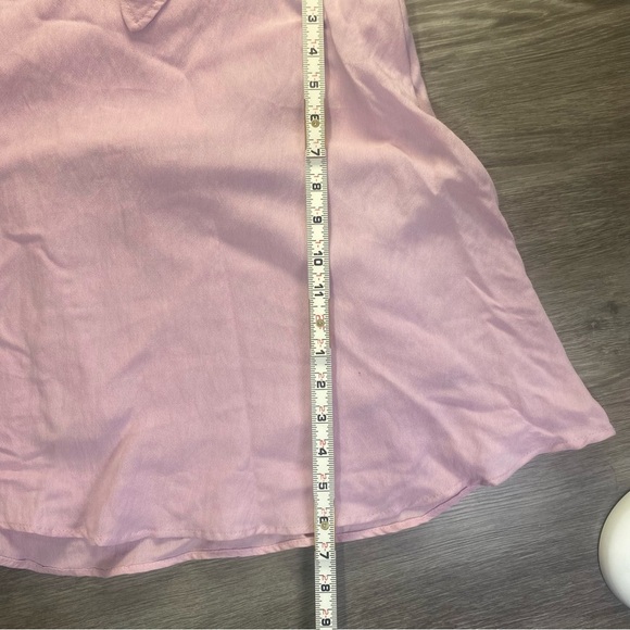 Lavender Satin Flutter Sleeve Robe - Picture 6 of 11